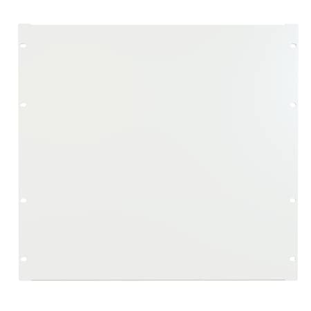 Hammond 10U FLANGED STEEL Panel WHITE PBFS19017WH